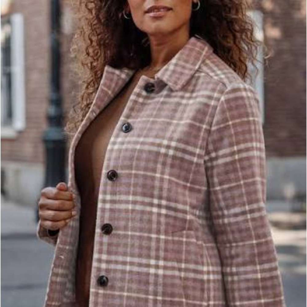 J. Jill Wearever Collection Plaid Jacket